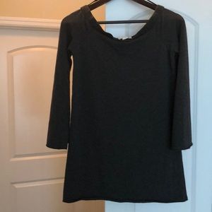 Boatneck A-line dress